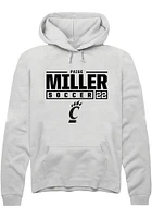 Paige Miller Rally Cincinnati Bearcats Mens NIL Stacked Box Long Sleeve Hoodie