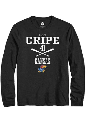 Hailey Cripe Kansas Jayhawks Rally NIL Sport Icon Long Sleeve T Shirt