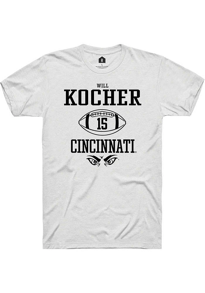 Will Kocher Cincinnati Bearcats NIL Sport Icon Short Sleeve T Shirt