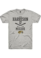Cierra Harrison  Missouri Tigers Ash Rally NIL Sport Icon Short Sleeve T Shirt