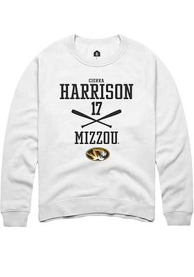 Cierra Harrison Rally Missouri Tigers Mens NIL Sport Icon Long Sleeve Crew Sweatshirt