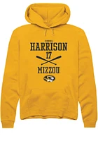 Cierra Harrison  Rally Missouri Tigers Mens Gold NIL Sport Icon Long Sleeve Hoodie