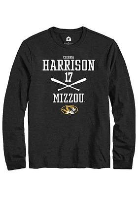 Cierra Harrison  Missouri Tigers Black Rally NIL Sport Icon Long Sleeve T Shirt