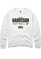 Cierra Harrison Rally Missouri Tigers Mens NIL Stacked Box Long Sleeve Crew Sweatshirt