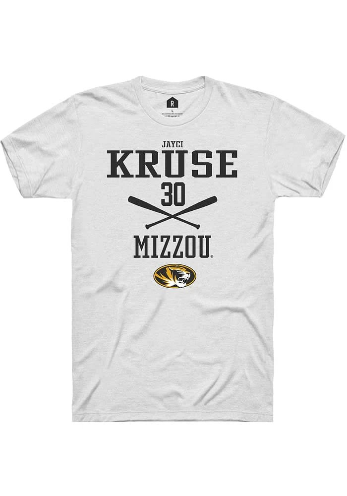Jayci Kruse Missouri Tigers Rally NIL Sport Icon Short Sleeve T Shirt