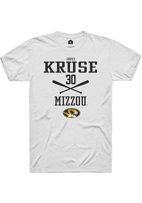 Jayci Kruse Missouri Tigers Rally NIL Sport Icon Short Sleeve T Shirt