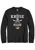 Jayci Kruse  Missouri Tigers Black Rally NIL Sport Icon Long Sleeve T Shirt