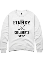 Jackson Finney Rally Cincinnati Bearcats Mens NIL Sport Icon Long Sleeve Crew Sweatshirt