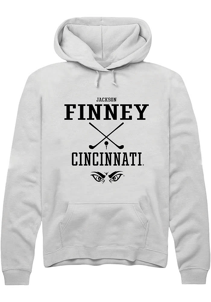 Jackson Finney Rally Cincinnati Bearcats Mens NIL Sport Icon Long Sleeve Hoodie