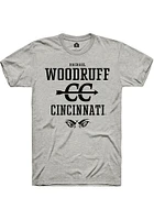 Rachael Woodruff  Cincinnati Bearcats Ash Rally NIL Sport Icon Short Sleeve T Shirt