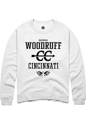 Rachael Woodruff Rally Cincinnati Bearcats Mens NIL Sport Icon Long Sleeve Crew Sweatshir