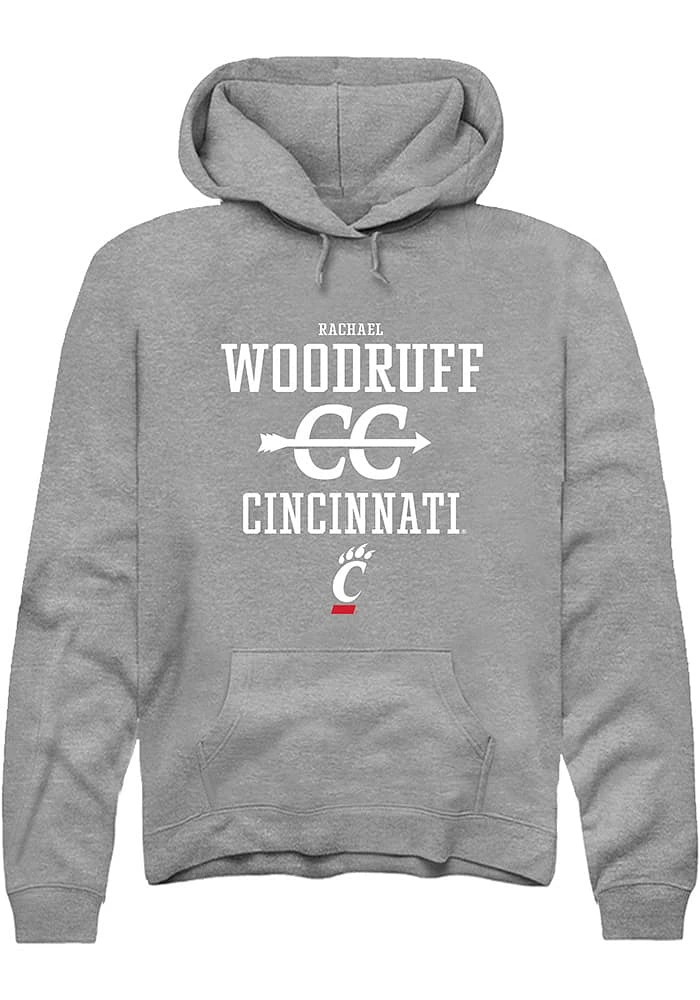 Rachael Woodruff  Rally Cincinnati Bearcats Mens Graphite NIL Sport Icon Long Sleeve Hoodie