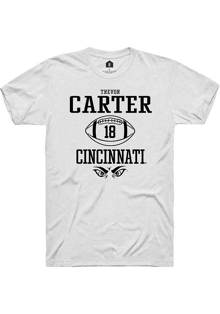 Trevor Carter Cincinnati Bearcats Rally NIL Sport Icon Short Sleeve T Shirt