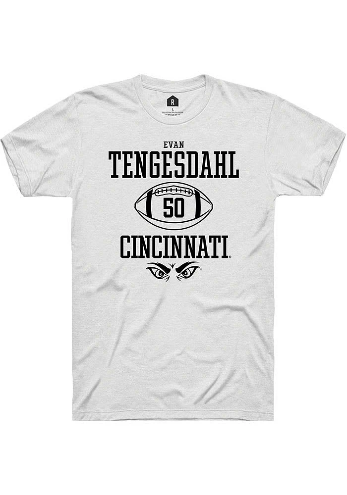 Evan Tengesdahl Cincinnati Bearcats Rally NIL Sport Icon Short Sleeve T Shirt