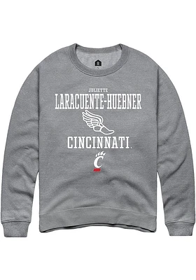 Juliette Laracuente-Huebner  Rally Cincinnati Bearcats Mens Graphite NIL Sport Icon Long Sleeve ..