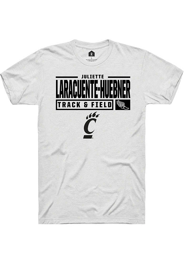 Juliette Laracuente-Huebner Cincinnati Bearcats Rally NIL Stacked Box Short Sleeve T Shirt