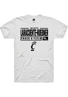 Juliette Laracuente-Huebner Cincinnati Bearcats Rally NIL Stacked Box Short Sleeve T Shirt