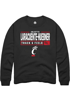 Juliette Laracuente-Huebner Rally Cincinnati Bearcats Mens NIL Stacked Box Long Sleeve Cr