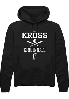 Josh Kross Rally Cincinnati Bearcats Mens NIL Sport Icon Long Sleeve Hoodie