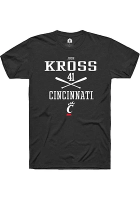 Josh Kross Cincinnati Bearcats Rally NIL Sport Icon Short Sleeve T Shirt