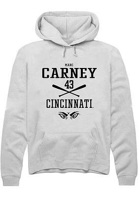 Marc Carney Rally Cincinnati Bearcats Mens NIL Sport Icon Long Sleeve Hoodie