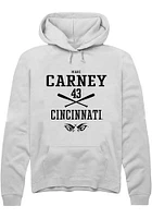 Marc Carney Rally Cincinnati Bearcats Mens NIL Sport Icon Long Sleeve Hoodie