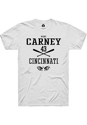 Marc Carney Cincinnati Bearcats Rally NIL Sport Icon Short Sleeve T Shirt