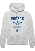 Sara Roszak Rally Kansas Jayhawks Mens NIL Sport Icon Long Sleeve Hoodie