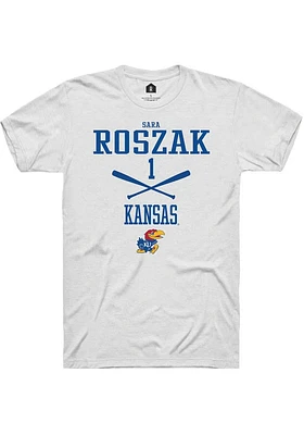 Sara Roszak Kansas Jayhawks Rally NIL Sport Icon Short Sleeve T Shirt