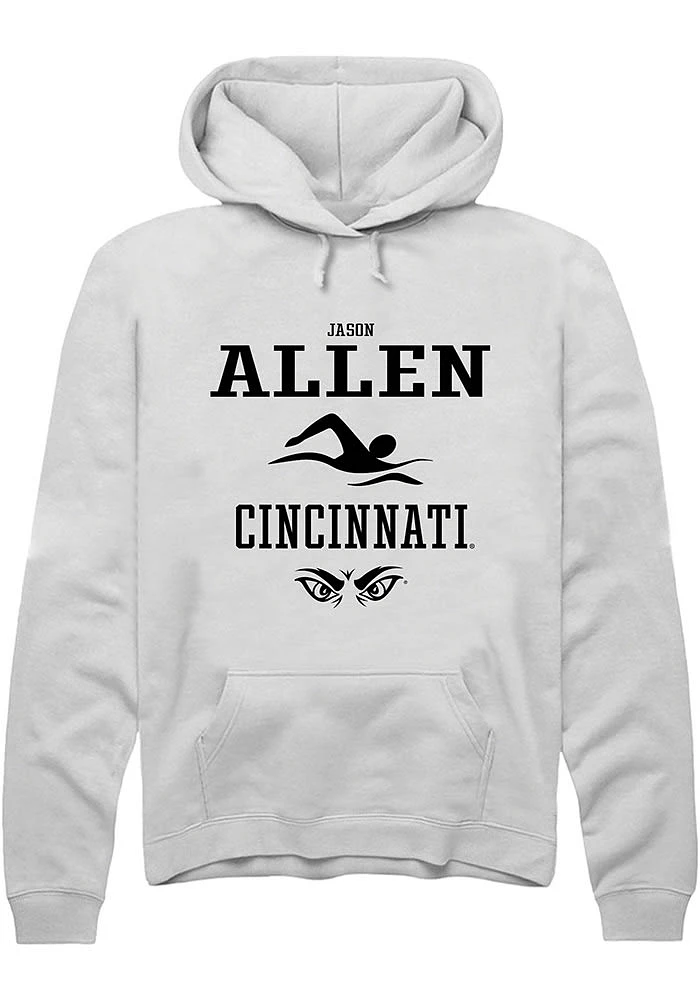 Jason Allen Rally Cincinnati Bearcats Mens NIL Sport Icon Long Sleeve Hoodie