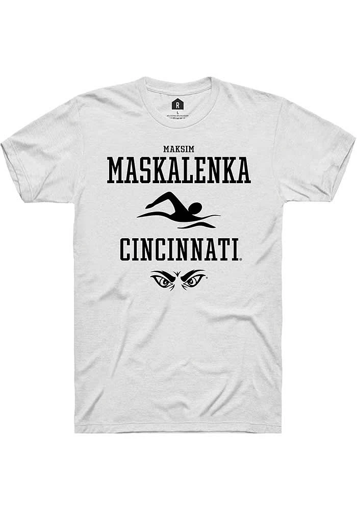 Maksim Maskalenka Cincinnati Bearcats Rally NIL Sport Icon Short Sleeve T Shirt