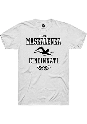 Maksim Maskalenka Cincinnati Bearcats Rally NIL Sport Icon Short Sleeve T Shirt