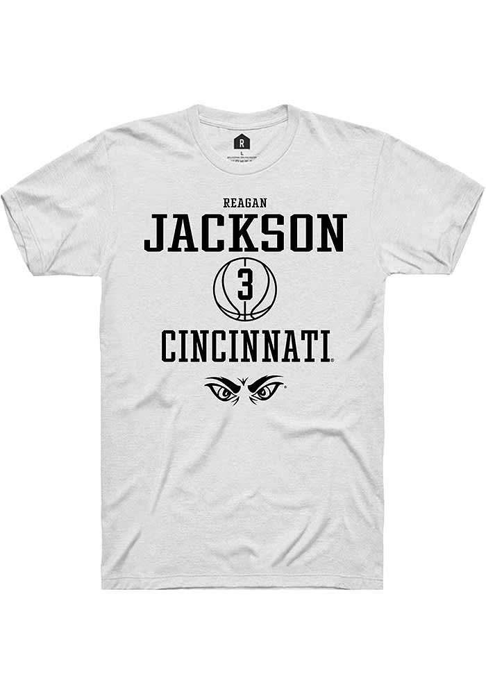 Reagan Jackson Cincinnati Bearcats Rally NIL Sport Icon Short Sleeve T Shirt