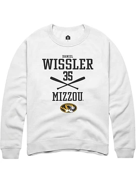 Daniel Wissler Rally Missouri Tigers Mens NIL Sport Icon Long Sleeve Crew Sweatshirt