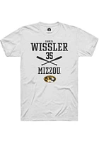 Daniel Wissler Missouri Tigers Rally NIL Sport Icon Short Sleeve T Shirt