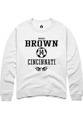 Brooke Brown Rally Cincinnati Bearcats Mens NIL Sport Icon Long Sleeve Crew Sweatshirt