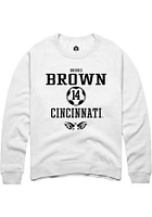 Brooke Brown Rally Cincinnati Bearcats Mens NIL Sport Icon Long Sleeve Crew Sweatshirt