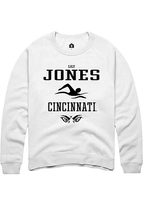 Lily Jones Rally Cincinnati Bearcats Mens NIL Sport Icon Long Sleeve Crew Sweatshirt