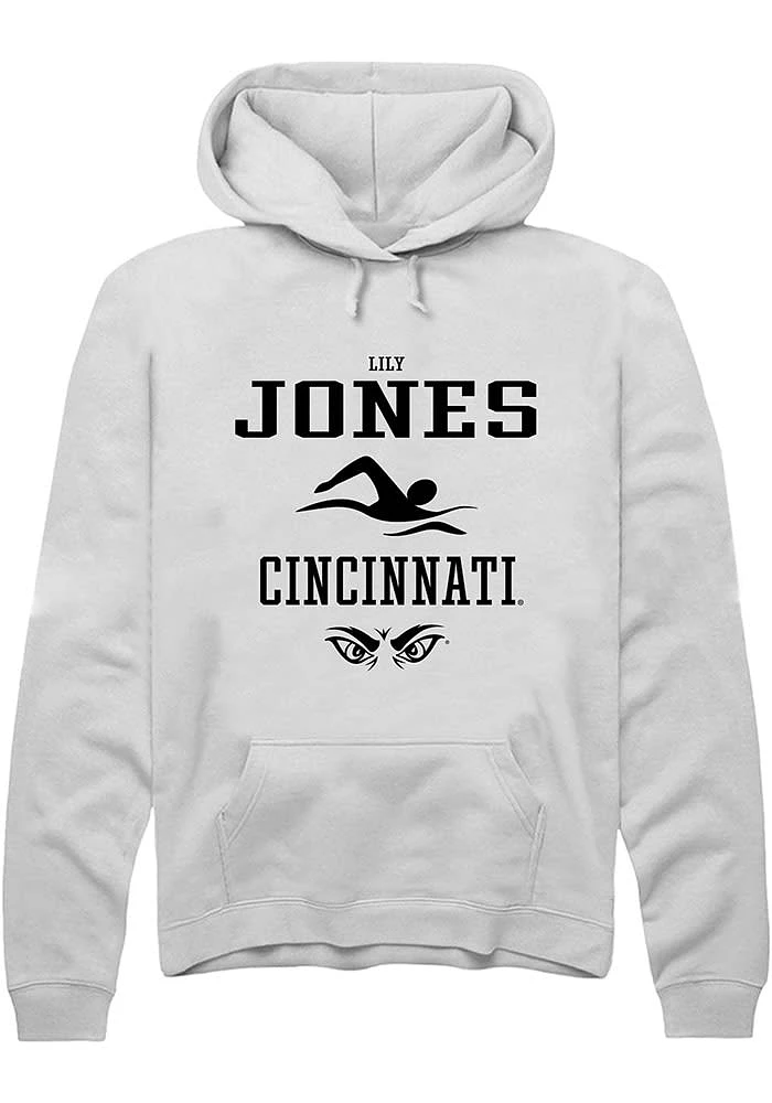 Lily Jones Rally Cincinnati Bearcats Mens NIL Sport Icon Long Sleeve Hoodie