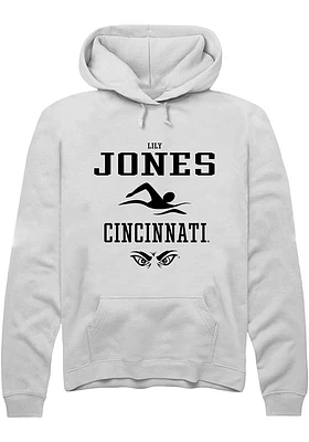 Lily Jones Rally Cincinnati Bearcats Mens NIL Sport Icon Long Sleeve Hoodie