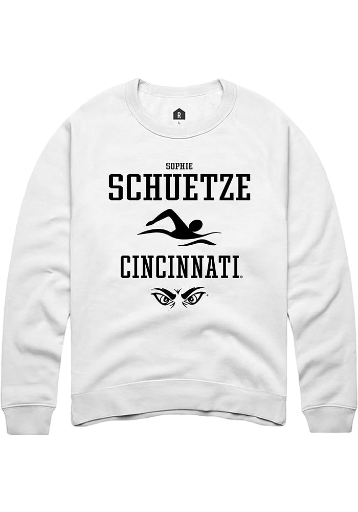 Sophie Schuetze Rally Cincinnati Bearcats Mens NIL Sport Icon Long Sleeve Crew Sweatshirt