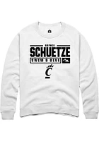 Sophie Schuetze Rally Cincinnati Bearcats Mens NIL Stacked Box Long Sleeve Crew Sweatshir