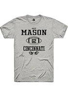 Matt Mason  Cincinnati Bearcats Ash Rally NIL Sport Icon Short Sleeve T Shirt