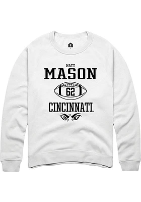 Matt Mason Rally Cincinnati Bearcats Mens NIL Sport Icon Long Sleeve Crew Sweatshirt