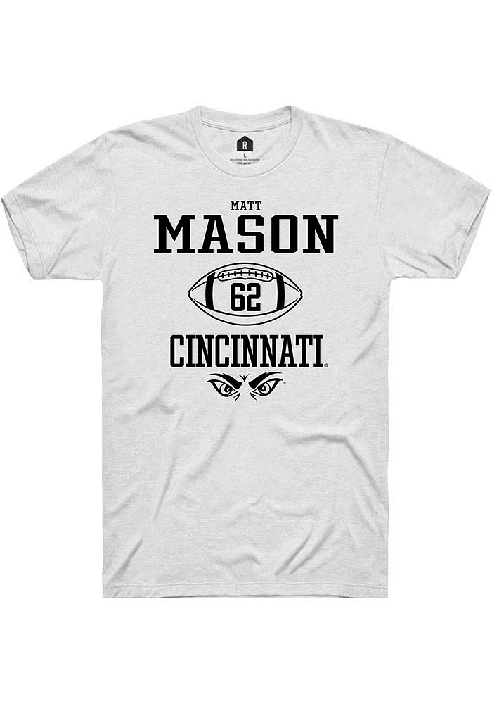 Matt Mason Cincinnati Bearcats Rally NIL Sport Icon Short Sleeve T Shirt