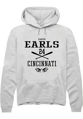 Carter Earls  Cincinnati Bearcats Graphite Rally NIL Sport Icon Long Sleeve T Shirt