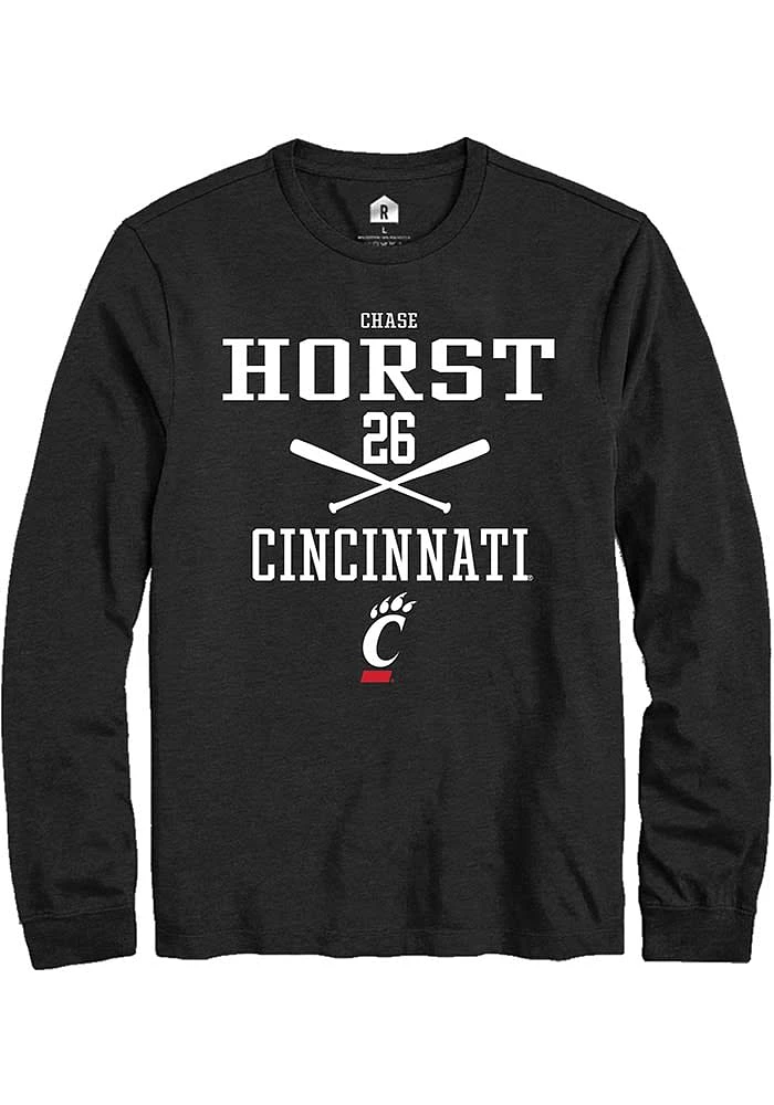 Chase Horst Cincinnati Bearcats Rally NIL Sport Icon Long Sleeve T Shirt