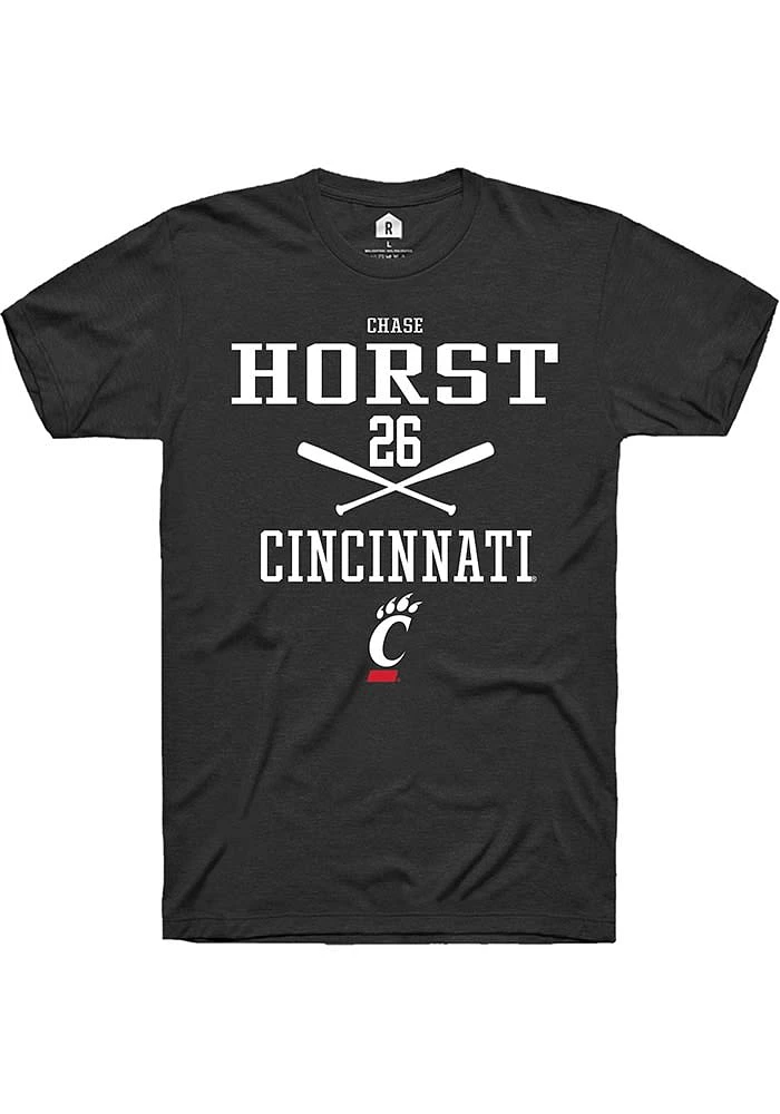 Chase Horst Cincinnati Bearcats Rally NIL Sport Icon Short Sleeve T Shirt