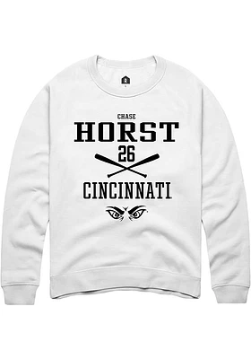 Chase Horst Rally Cincinnati Bearcats Mens NIL Sport Icon Long Sleeve Crew Sweatshirt