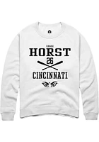 Chase Horst Rally Cincinnati Bearcats Mens NIL Sport Icon Long Sleeve Crew Sweatshirt